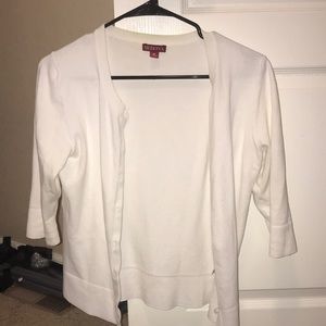 Merona White Cardigan